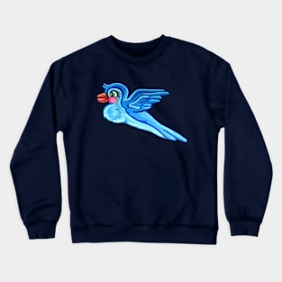 Flying Spring Bluebird Crewneck Sweatshirt